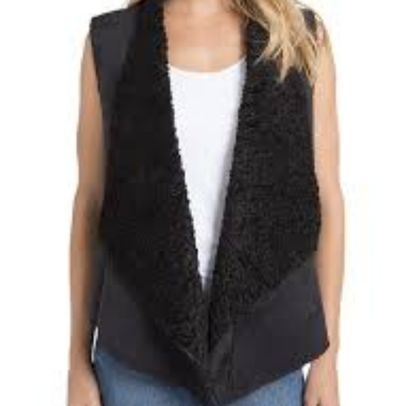 NWT Lysse Faux Fur And Suede Vest - Picture 3 of 4